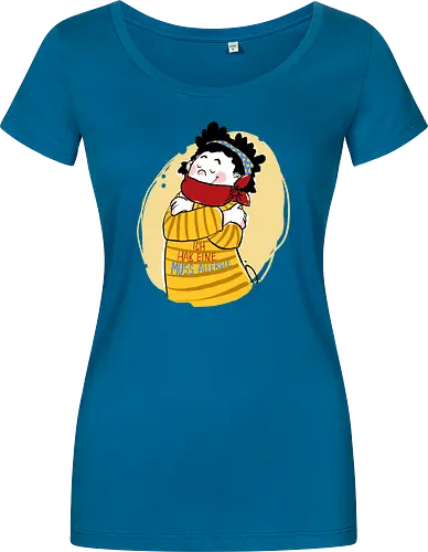 Mussallergie - Ringelpullisprüche, Ringeldinger, streifenweise, Spruch, Weisheit, Motivation, Ringelpulli, SprücheShirt, Cartoon Illustration, Statement, Handgezeichnet, Humor, Selbstironie, Streifenpulli, Spruchshirt, deutsch, Mussallergie, Faulsein - Damen T-Shirt