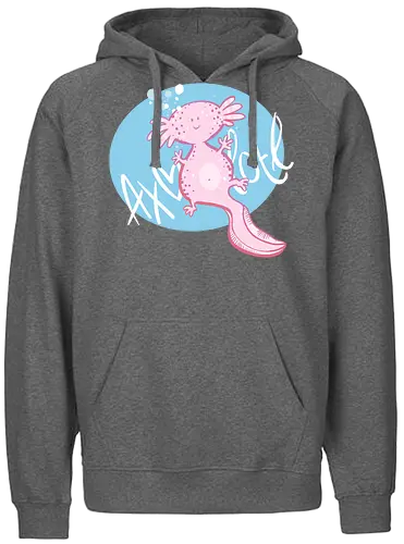 Axolotl - Tier, Axolotl, Trend - Fairtrade Hoodie