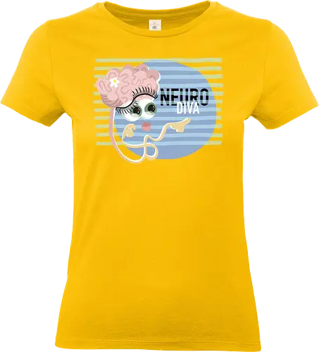Neurodiva - neurodiva, neurodivers, neurodivergent, diva - Standard T-Shirt (Frauen)