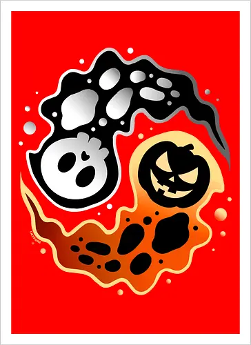 Ying Yang Halloween