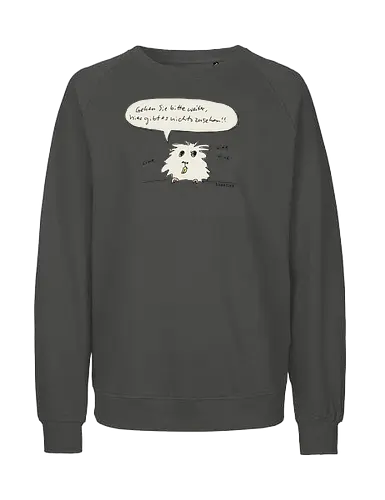 Bitte weitergehen! - Meerschweinchen, Thuni, guinea pig - Fairtrade Sweatshirt