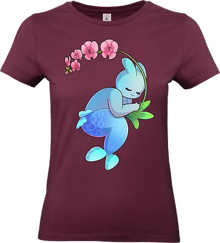 Tinybun: Wassermann - tinybun, hase, sternzeichen, wassermann, orchidee, flower, aquarius, orchid - Standard T-Shirt (Frauen)