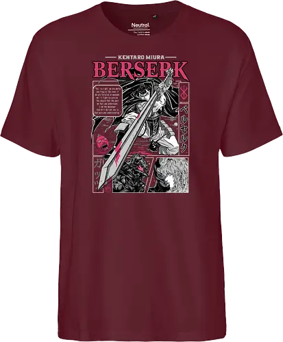 The Black Swordsman - guts, berserk, manga, anime, griffith, casca, japan, japanese, knight, black swordsman, dark, fantasy, sword, black, demon - Fairtrade T-Shirt