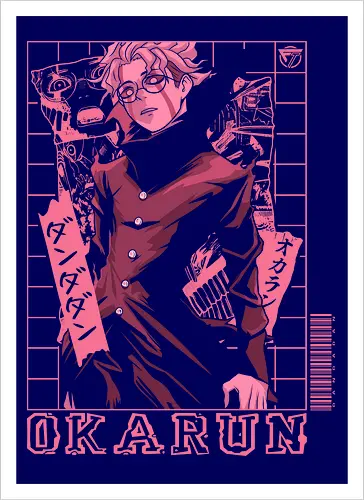 kenkatakura okarun - dandadan, anime, dan da dan, dandadan anime, devil, manga, momo, momo ayase, okarun, space, turbo granny, ufo - Kunstdruck