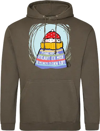 Manchmal verlaufe ich mich in meinem eigenen Kopf