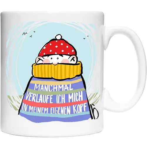 Manchmal verlaufe ich mich in meinem eigenen Kopf