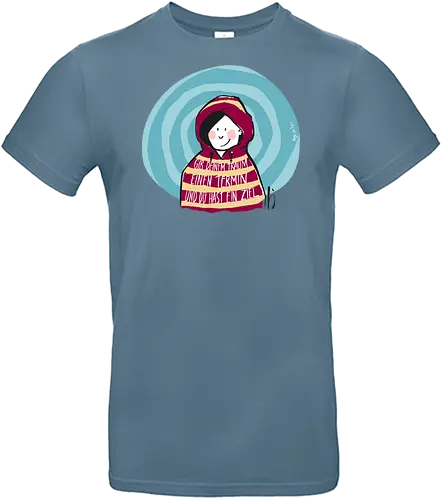 Gib deinem Traum einen Termin und du hast ein Ziel - Ringelpullisprüche, Ringeldinger, streifenweise, Spruch, Weisheit, Motivation, Ringelpulli, SprücheShirt, Cartoon Illustration, Statement, Trau, Ziel, Handgezeichnet, Humor, Selbstironie, Streifenpulli, Spruchshirt, deutsch - Standard T-Shirt