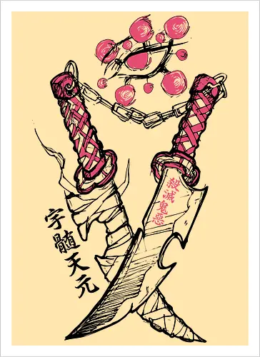 Dual Nichirin Swords