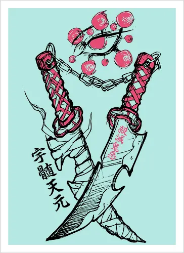 Dual Nichirin Swords