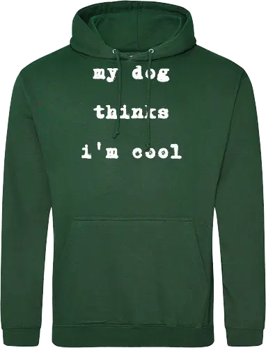 "My Dog Thinks I'm Cool" Funny Dog Lover Art Print