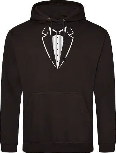 Minimalist Tuxedo Suit and Bow Tie Art Print