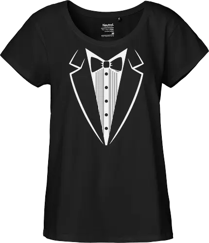 Minimalist Tuxedo Suit and Bow Tie Art Print