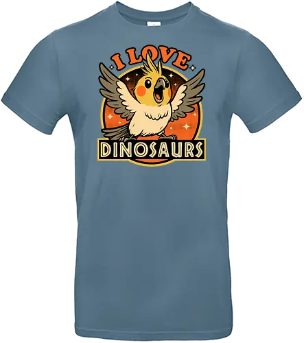Bird Love Dinosaurs - Bird, Birdwatching, Dinosaur, Dino, Dinosaurs, Baby Dinosaur, Dinosaur Lover, Cute, Pet, Adorable, Joke, Funny, Prehistoric, Historical, History, Facts, Reptile, Nerd, Cocktail - Standard T-Shirt