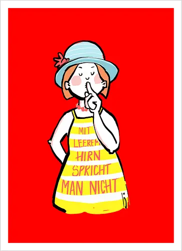 Mit leerem Hirn spricht man nicht