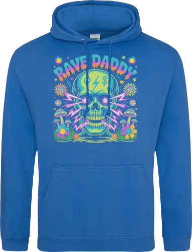 Rave Daddy" Psychedelic Skull