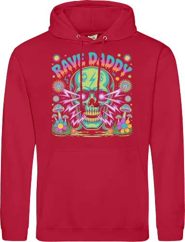 Rave Daddy" Psychedelic Skull
