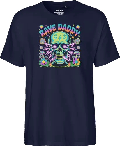 Rave Daddy" Psychedelic Skull