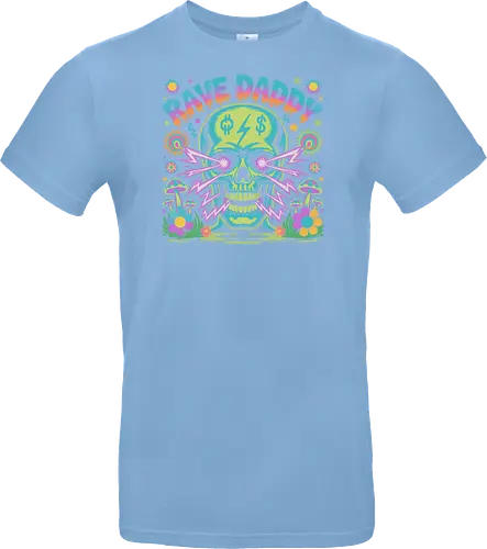 Rave Daddy" Psychedelic Skull