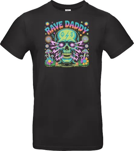Rave Daddy" Psychedelic Skull