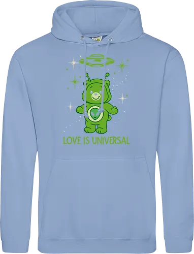 Love Is Universal" Alien Care Bear UFO Parody Art