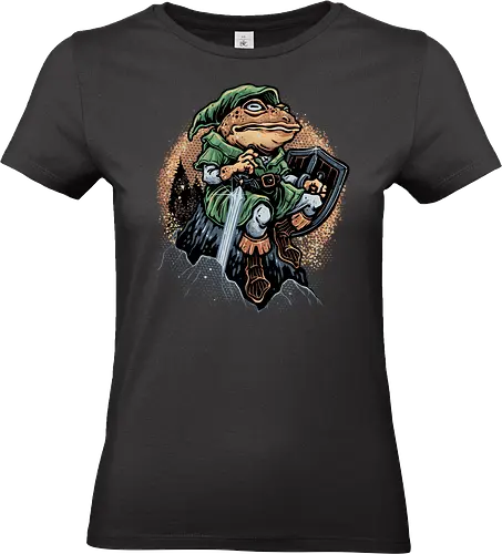Adventure of the Toad - Gaming, gamer, vintage, retro gamer, video games, hero, frog, animal, toad - Standard T-Shirt (Frauen)