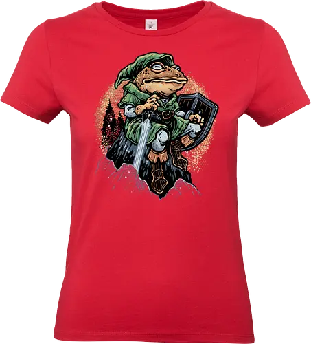 Adventure of the Toad - Gaming, gamer, vintage, retro gamer, video games, hero, frog, animal, toad - Standard T-Shirt (Frauen)