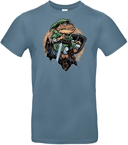 Adventure of the Toad - Gaming, gamer, vintage, retro gamer, video games, hero, frog, animal, toad - Standard T-Shirt