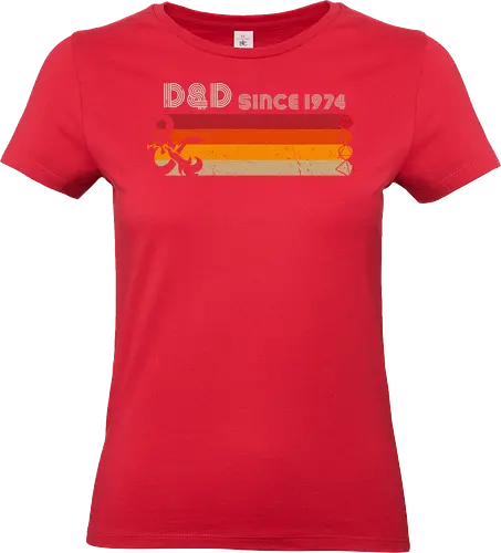 Pen and Paper since 1974 - Pen and Paper, Pen and paper, rpg, retro, vintage, rolplay, fantasy - Standard T-Shirt (Frauen)