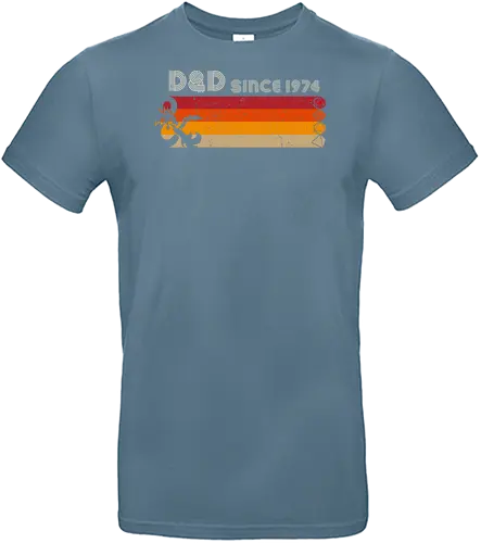 Pen and Paper since 1974 - Pen and Paper, Pen and paper, rpg, retro, vintage, rolplay, fantasy - Standard T-Shirt