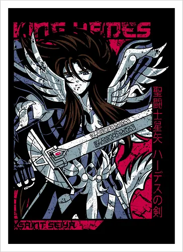 Hades God of the Underworld Saint Seiya Anime Art
