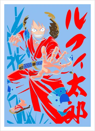 Monkey D. pirate Wano Arc Gear Fourth Pirate Art