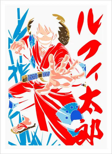 Monkey D. pirate Wano Arc Gear Fourth Pirate Art