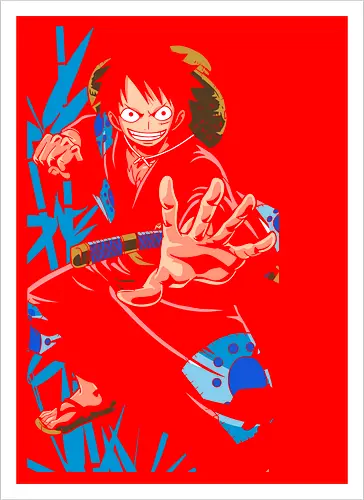 Monkey D. pirate Wano Arc Gear Fourth Pirate Art