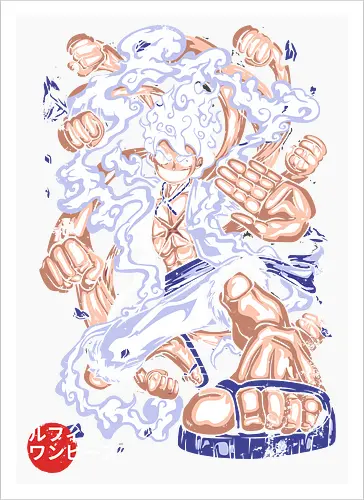  Monkey D. pirate Gear Fourth Boundman Pirate Art