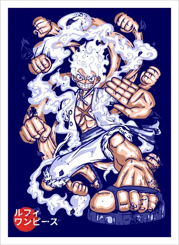  Monkey D. pirate Gear Fourth Boundman Pirate Art