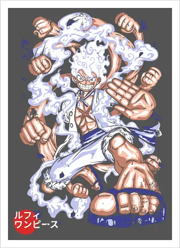  Monkey D. pirate Gear Fourth Boundman Pirate Art