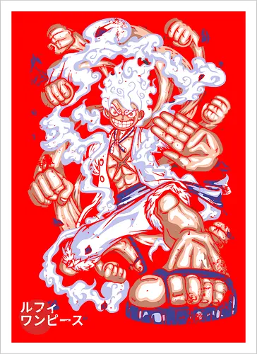  Monkey D. pirate Gear Fourth Boundman Pirate Art