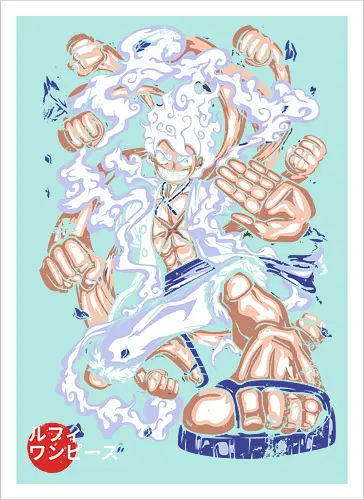  Monkey D. pirate Gear Fourth Boundman Pirate Art