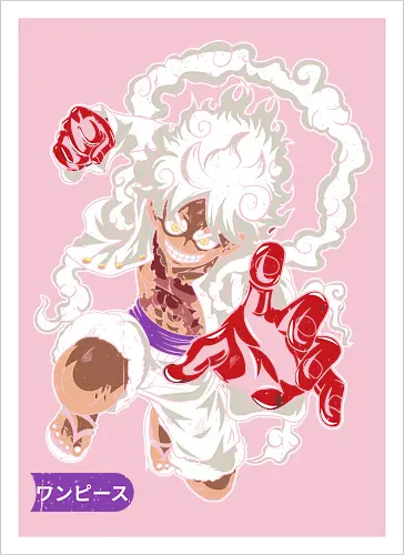 Monkey D. pirate Gear 5 Nika Form Pirate Art