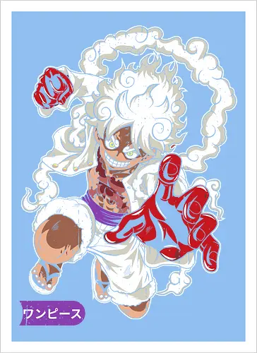 Monkey D. pirate Gear 5 Nika Form Pirate Art