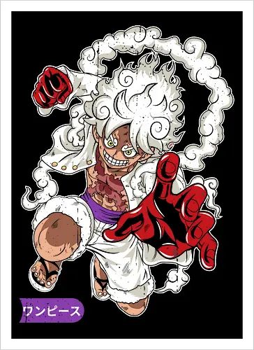 Monkey D. pirate Gear 5 Nika Form Pirate Art