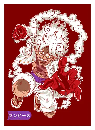 Monkey D. pirate Gear 5 Nika Form Pirate Art