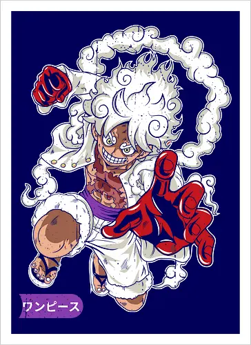 Monkey D. pirate Gear 5 Nika Form Pirate Art