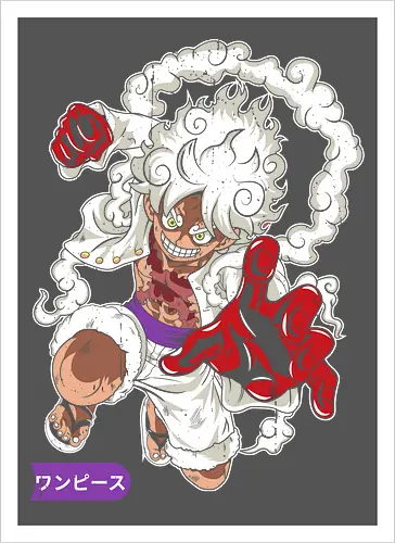 Monkey D. pirate Gear 5 Nika Form Pirate Art