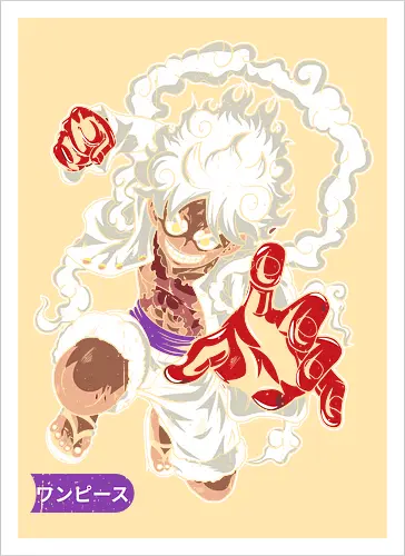 Monkey D. pirate Gear 5 Nika Form Pirate Art