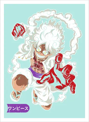 Monkey D. pirate Gear 5 Nika Form Pirate Art
