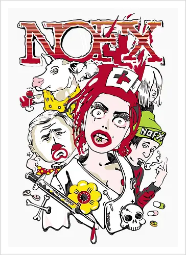NOFX - Chaotische Krankenschwester Kunst - Kalifornischer Punk Rock