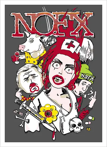 NOFX - Chaotische Krankenschwester Kunst - Kalifornischer Punk Rock