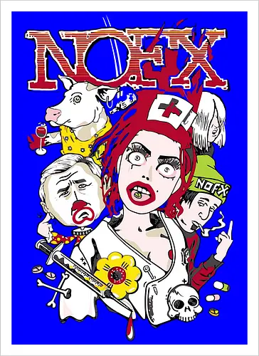 NOFX - Chaotische Krankenschwester Kunst - Kalifornischer Punk Rock