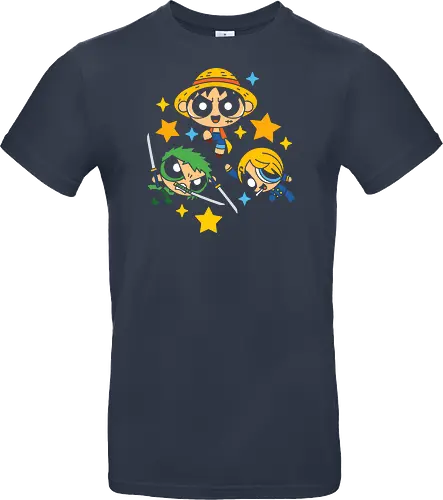 Cute Chibi Straw Hat Pirates Trio Pirate Art